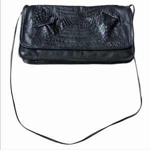 Carlos Falchi Crocodile Print Made In USA Bag